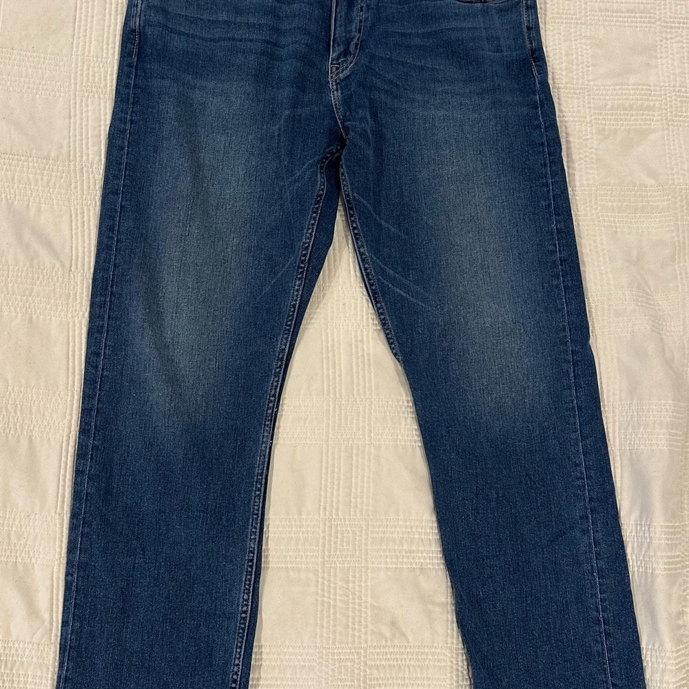 Revtown Faded Indigo Automatic Relaxed Fit Jeans. 34x30
